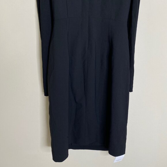 MM Lafleur Black Midi Dress with Sleek Silhouette 10 - Picture 8 of 13